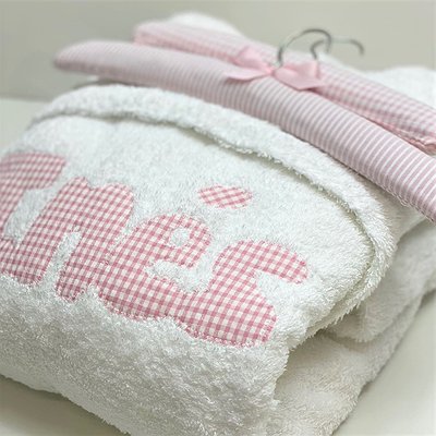 Albornoz personalizado con nombre