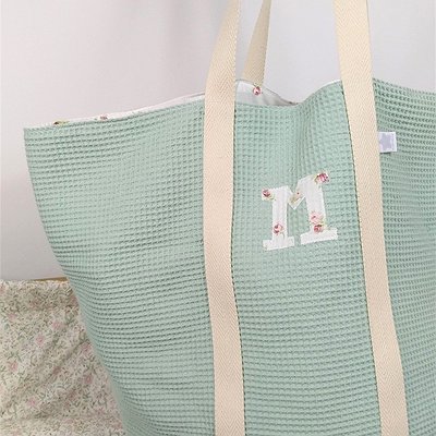 Bolsa playa XL con inicial