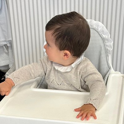 Cojín trona Ikea Antilop resinado con volante