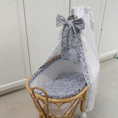 Moisés de caña de bambú para muñecas a media altura básico