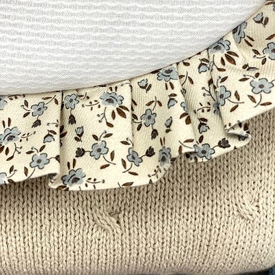 Saco acolchado para capazo modelo Mireia con lana exterior