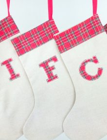 calcetín de navidad personalizado