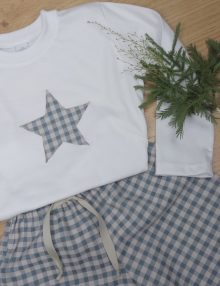 Pijama niños invierno con camiseta