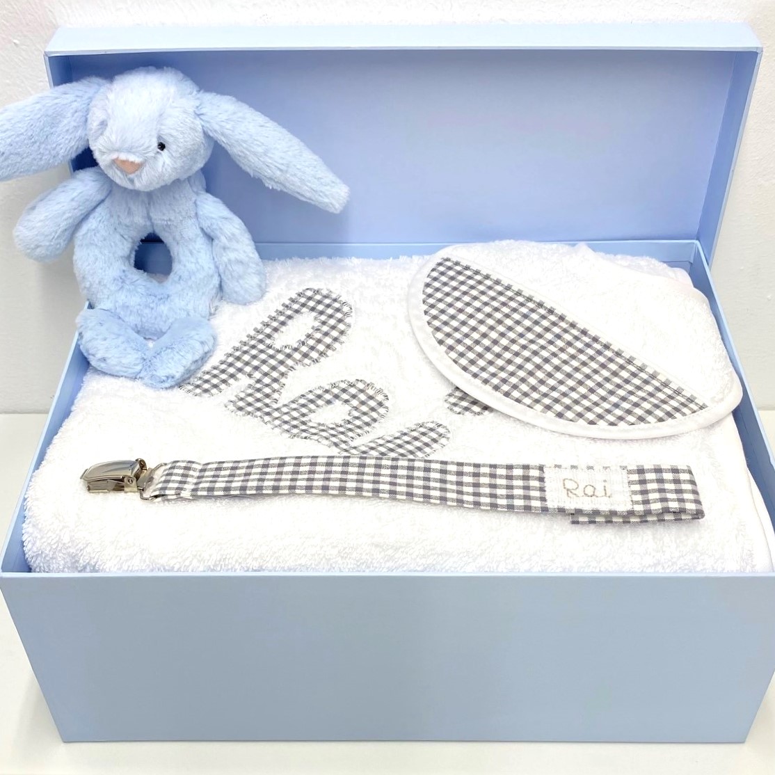 Canastilla regalo bebé, opción 3 - Diseño exclusivo Cotó Blanc